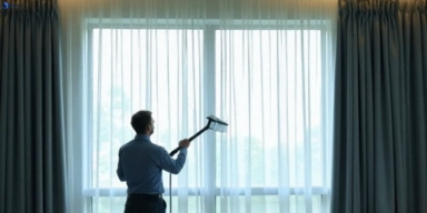 Commercial drapes cleaning service yamanto hotels offices