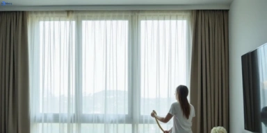 Delicate sheer drape cleaning yamanto Matty Curtain Cleaning