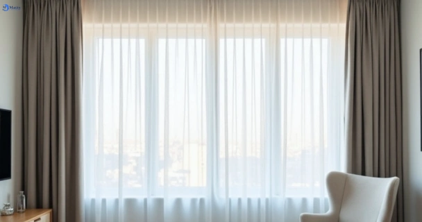 Restored vibrant drapes in yamanto QLD after Matty Curtain Cleaning